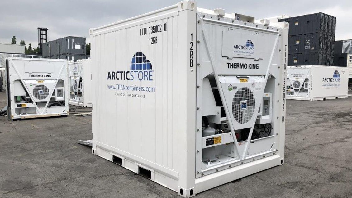 Container refrigerato da 10 piedi ArcticStore - Congelatori con controllo della temperatura
