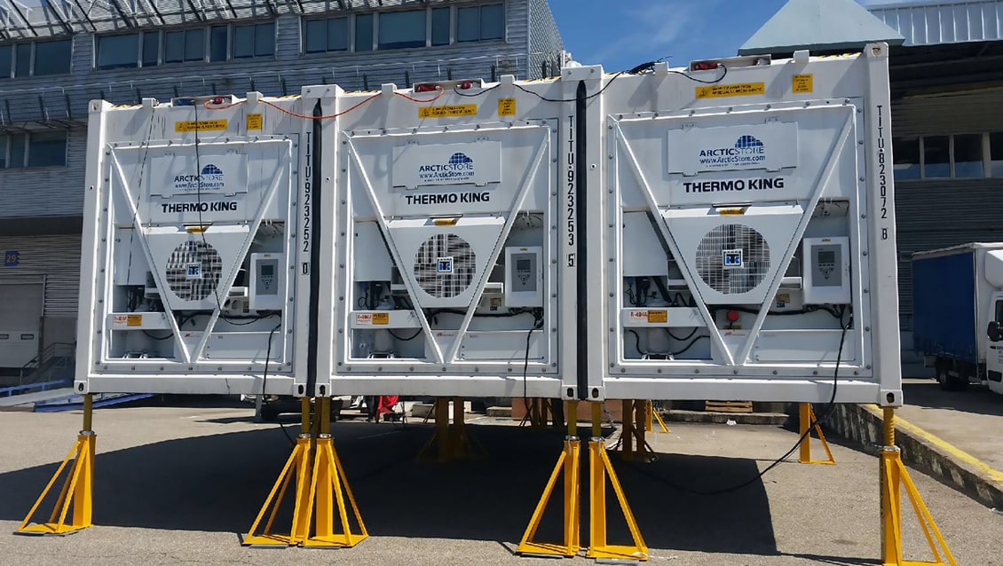 Container refrigerati modulari SuperStore da 20 piedi a noleggio