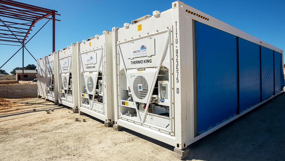 Container refrigerati modulari SuperStore da 20 piedi a noleggio