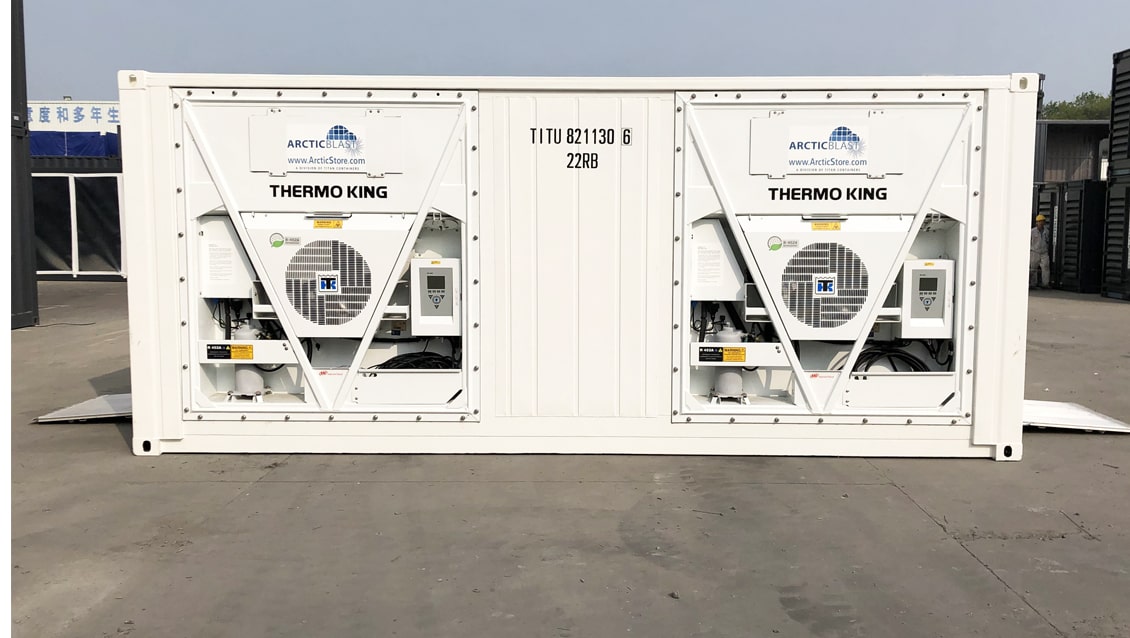 ArcticBlast da 20 piedi per raffreddamento rapido - Container per conservazione refrigerata