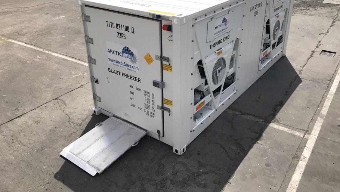 ArcticBlast da 20 piedi per raffreddamento rapido - Cella congelatore per conservazione refrigerata