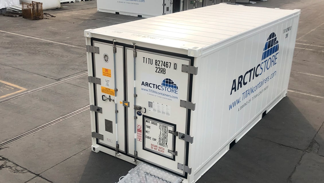 Congelatori per la conservazione a freddo ArcticStore da 20 piedi a noleggio - Container refrigerati