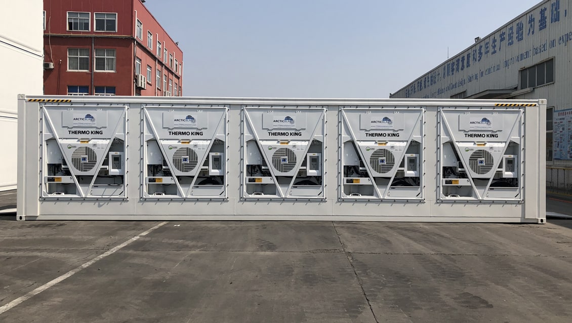 Container refrigerato ArcticBlast da 40 piedi a noleggio - Conservazione con raffreddamento rapido