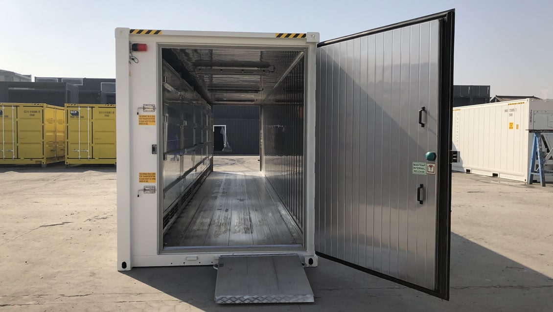 Container refrigerato ArcticBlast da 40 piedi a noleggio - Conservazione con raffreddamento rapido