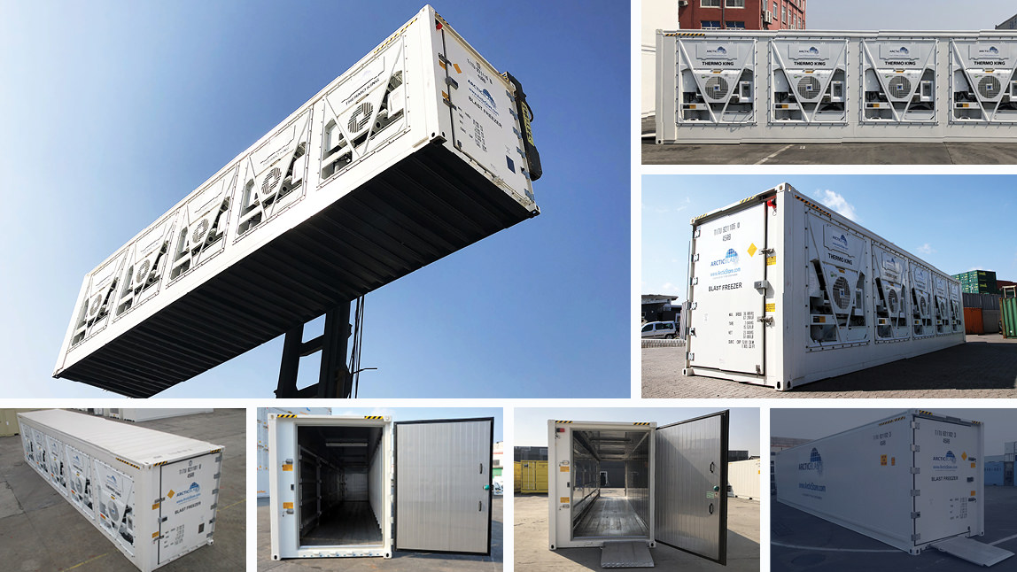 ArcticBlast da 40 piedi – Container refrigerati a noleggio