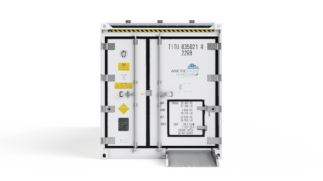 40ft ArcticStore Horizon Container Refrigerato Sostenibile