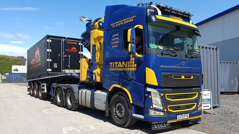 Conservazione riscaldata Arctic Hotstore - Container isotermico per la conservazione a caldo da 20 piedi a noleggio