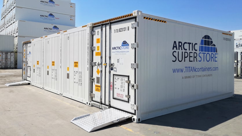 Conservazione a freddo modulare Arctic SuperStore - Container refrigerati a noleggio