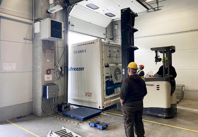 Container refrigerati a bassissime temperature per la conservazione a freddo Arctic Ultrafreezer a noleggio