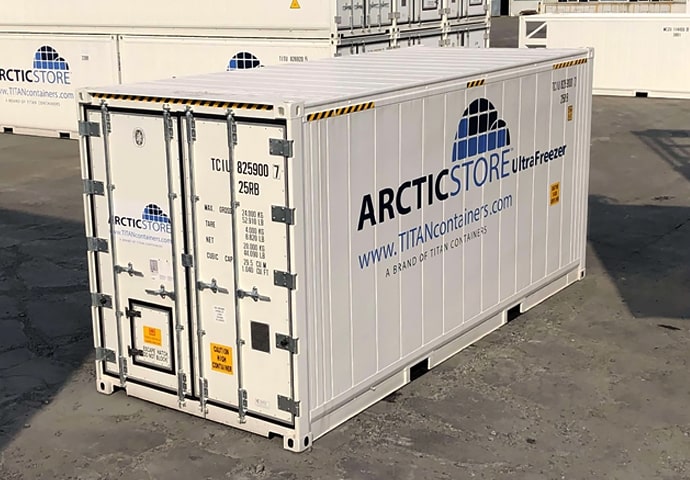 Container refrigerati a bassissime temperature per la conservazione a freddo Arctic Ultrafreezer a noleggio
