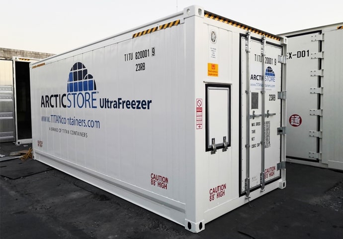 Container congelatori a bassissime temperature per la conservazione a freddo Arctic Ultrafreezer a noleggio