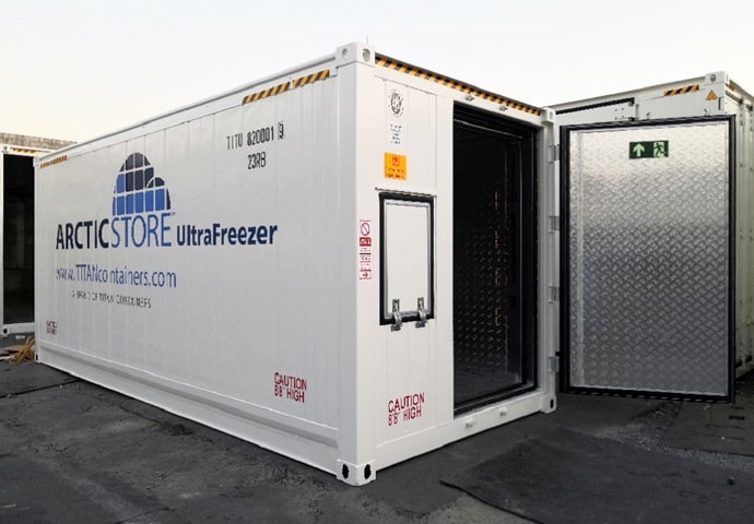 Container congelatori a bassissime temperature per la conservazione a freddo Arctic Ultrafreezer a noleggio