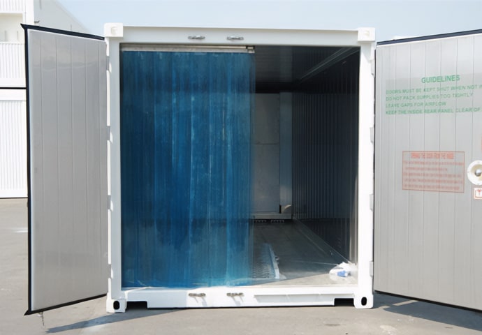 Conservazione a freddo ArcticBlast - Container congelatori a raffreddamento rapido a noleggio
