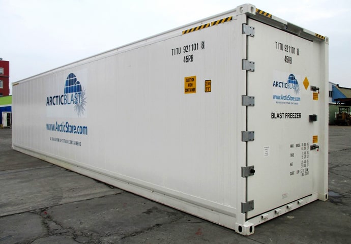 Conservazione a freddo ArcticBlast - Container freezer industriali a surgelazione rapida a noleggio
