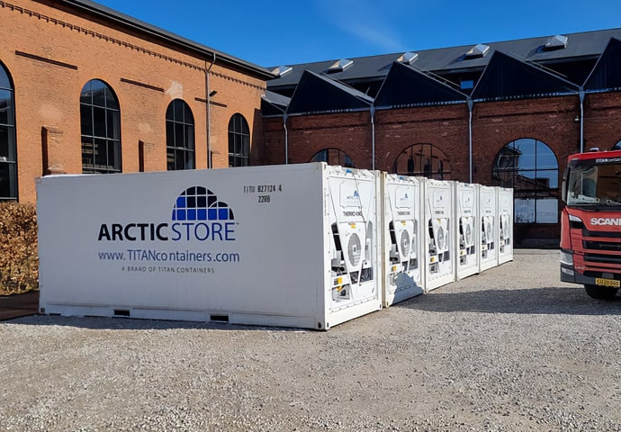 Container refrigerati da 20 piedi per la conservazione a freddo ArcticStore a noleggio