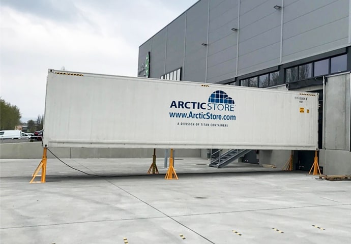Container frigo da 40 piedi per la conservazione a freddo ArcticStore a noleggio