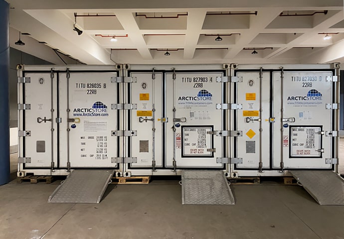 Container refrigerati per la conservazione a freddo ArcticStore a noleggio