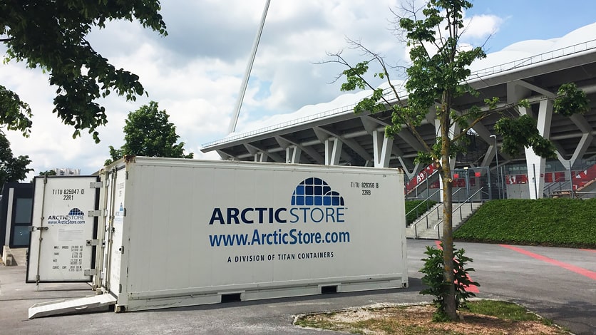 Soluzioni per la conservazione a freddo ArcticStore - Container congelatori da 20 piedi a noleggio