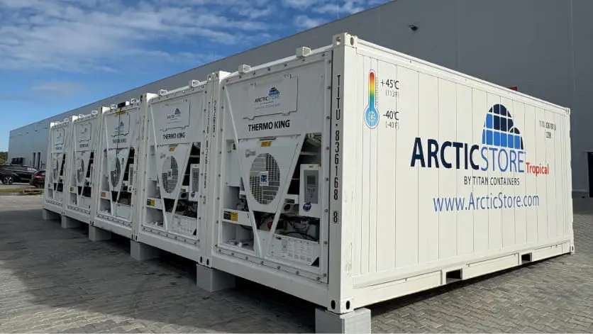 ArcticStore Stoccaggio Frigorifero - Container frigoriferi a noleggio