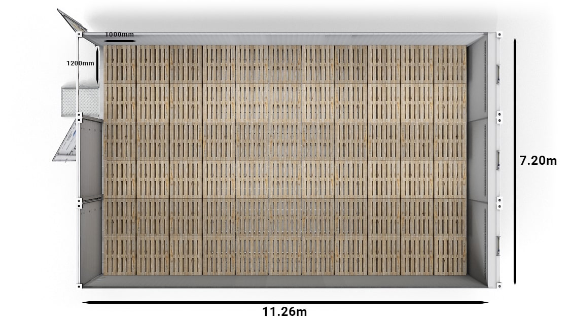 Pallet Arctic SuperStore da 40 piedi