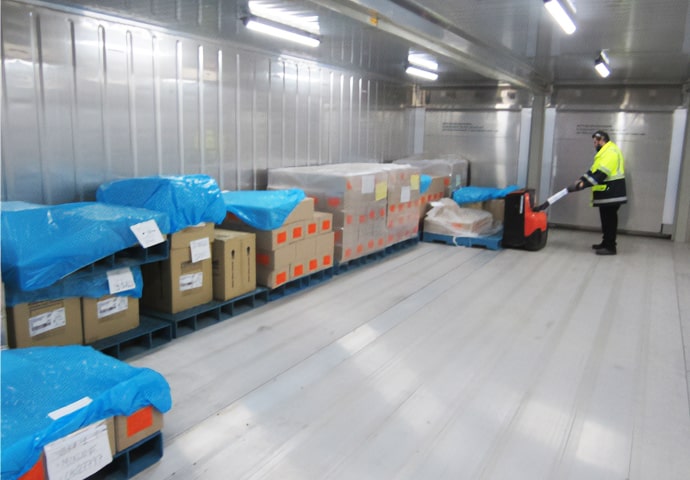 Container refrigerati modulari per la conservazione a freddo SuperStore a noleggio