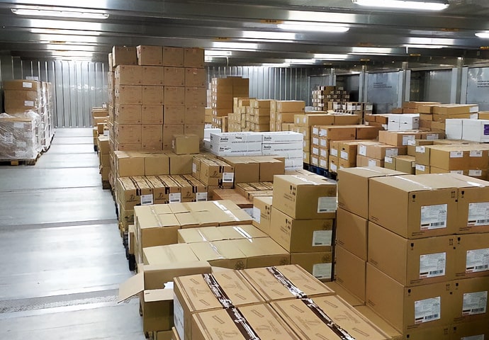 Container refrigerati modulari per la conservazione a freddo SuperStore a noleggio