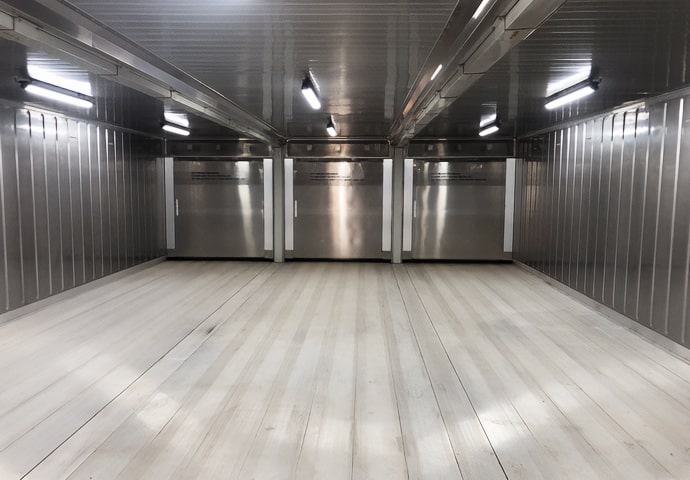 Container refrigerati modulari per la conservazione a freddo SuperStore a noleggio