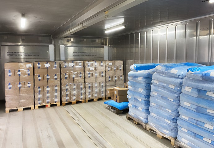 Container refrigerati modulari per la conservazione a freddo SuperStore a noleggio