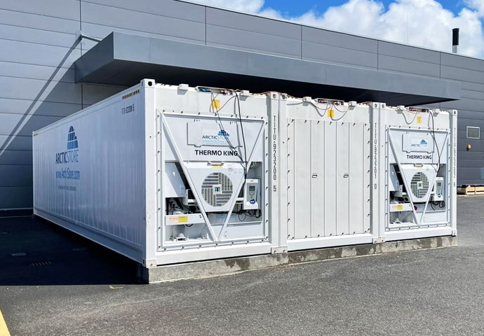 Container refrigerati modulari per la conservazione a freddo SuperStore a noleggio