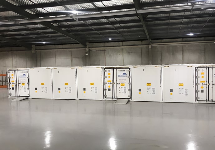 Container a temperatura controllata modulari per la conservazione a freddo SuperStore a noleggio