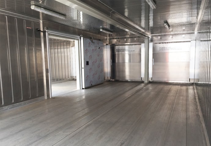 Container refrigerati modulari per la conservazione a freddo SuperStore a noleggio