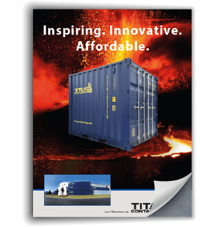 Brochure sui container