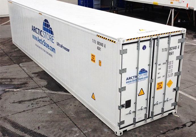 Container refrigerati a bassissime temperature per la conservazione a freddo Arctic Ultrafreezer a noleggio