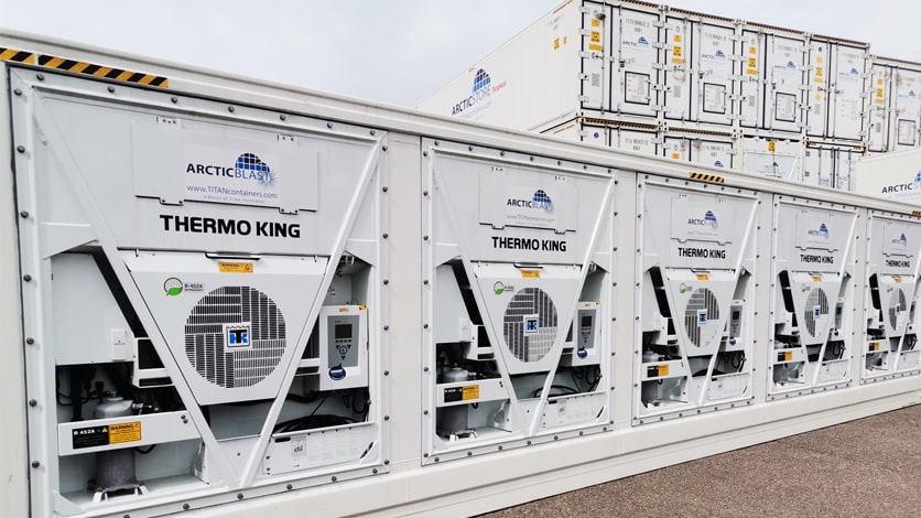 Celle frigorifere modulari a raffreddamento rapido ArcticBlast per il settore agricolo