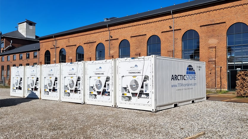 Soluzioni di container refrigerati ArcticStore per i clienti del settore tecnologico