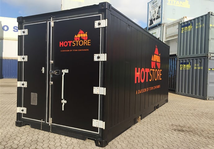 Conservazione HotStore - Container riscaldati per la conservazione a caldo da 20 piedi a noleggio