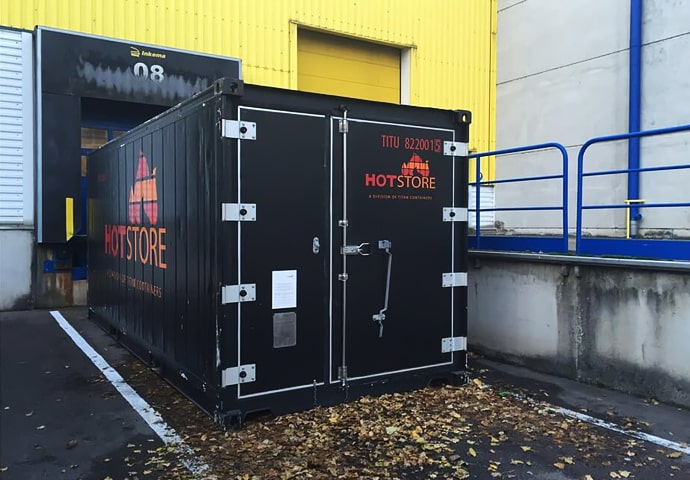 Container con controllo della temperatura per la conservazione riscaldata HotStore a noleggio